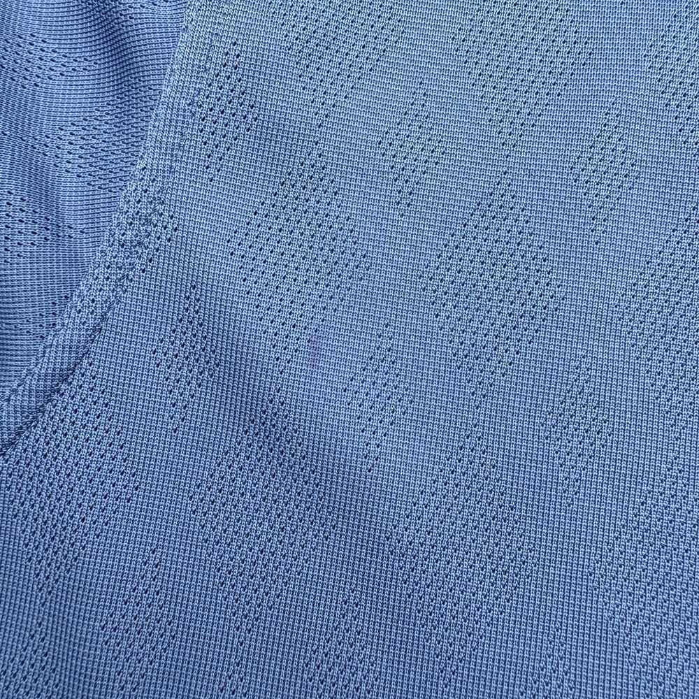 Adidas Polo Shirt Mens XL Blue PGA Golf Club Argyle Moisture Wicking Golf - Picture 8 of 9
